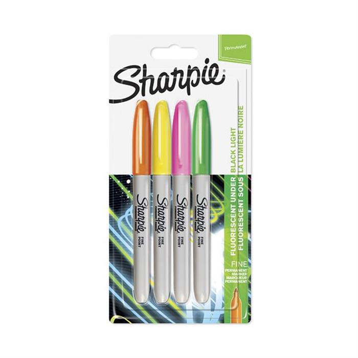 Sharpie Fine Permanent Markör 4lü Neon Renkler