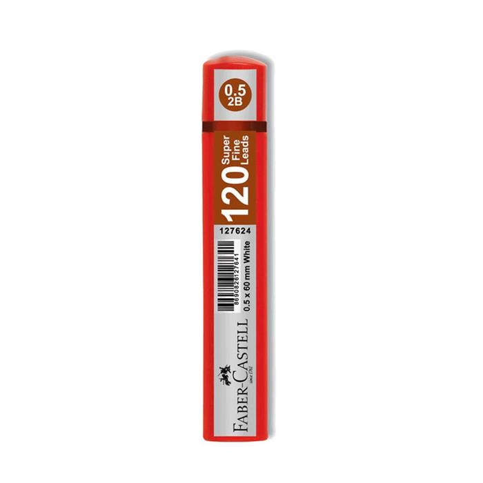 Faber Castell Grip Min 0,5 2B 60Mm 120'Li Kırmızı Tüp