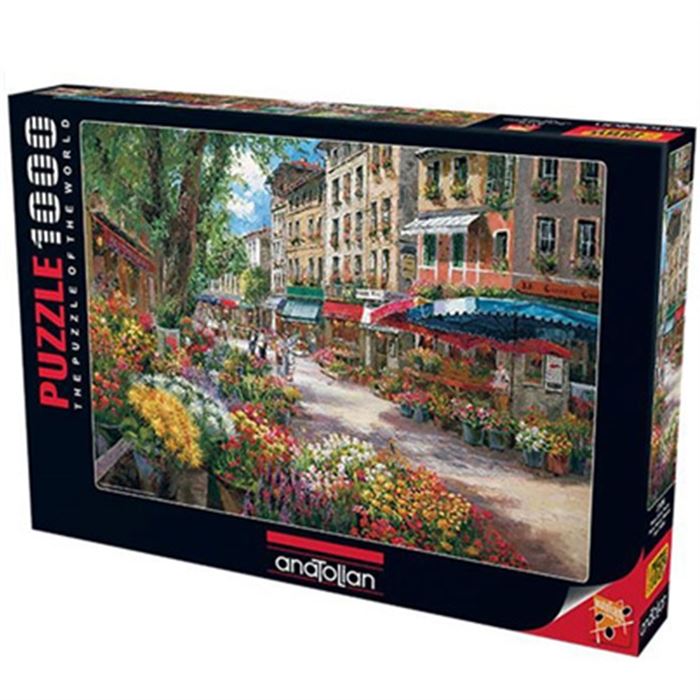 Anatolian Puzzle 1000 Parça Paris Çiçek Pazarı 3106