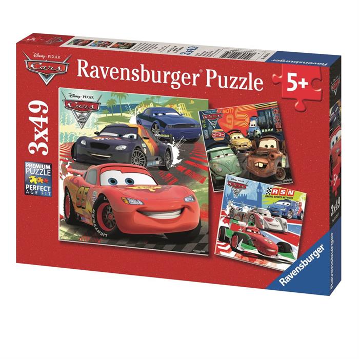 Ravensburger Puzzle 3-49 Parça Cars 2 Yarış Keyfi Rpk092819
