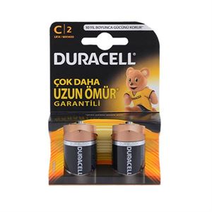 Duracell Alkalin C Orta Boy Pil 2li