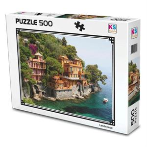 Ks Games Puzzle 500 Parça İtalya Sahil Villaları 11231