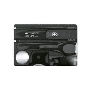 Victorinox Swisscard Lite Şeffaf Siyah 0.7333.T3