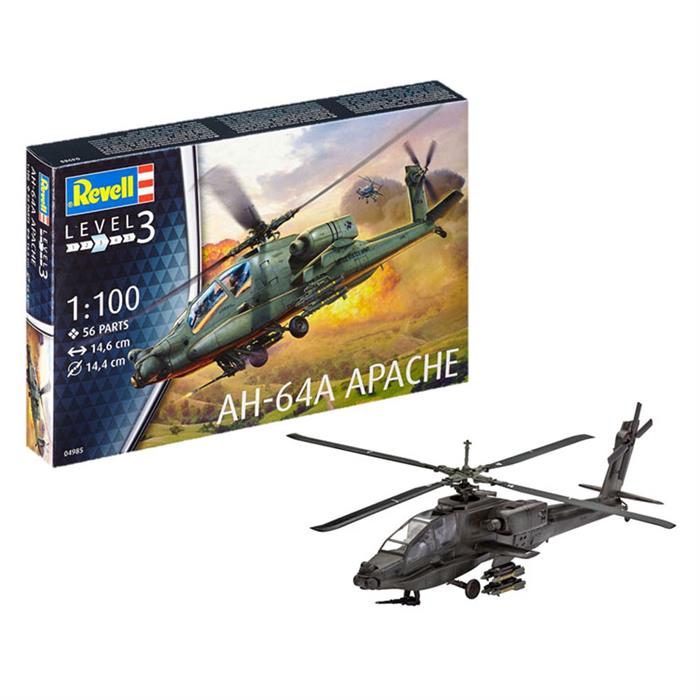 Revell Maket 1:110 AH-64A Apache 04985