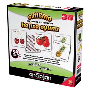 Anatolian Meyveler ve Sebzeler Hafıza Oyunu 7406