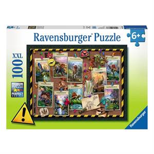 Ravensburger Puzzle 100 Parça Dinosaurs 108680