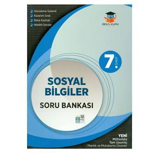 7 Sınıf Sosyal Bilgiler Soru Bankası Zeka Küpü Yayınları