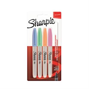 Sharpie Fine Permanent markör Pastel 4lü BLS 2065402