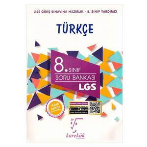 8 Sınıf LGS Türkçe Soru Bankası Karekök Yayınları