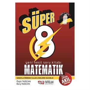 8 Sınıf Yeni Nesil Matematik Soru Kitabı Nitelik Yayınları