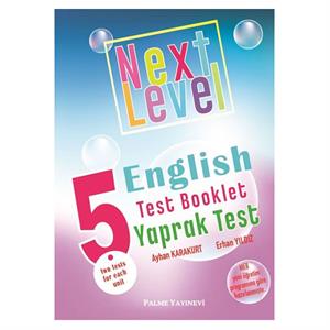 5 Sınıf English Test Booklet Palme Yayınları