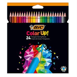 Bic Color Up Üçgen Kuru Boya Kalemi 24 lü Kutu 950528