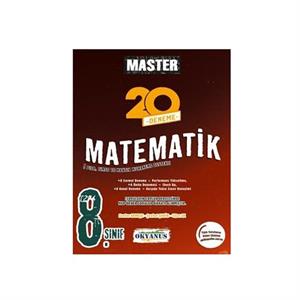 8 Sınıf Master Matematik 20 Deneme Okyanus Yayınları