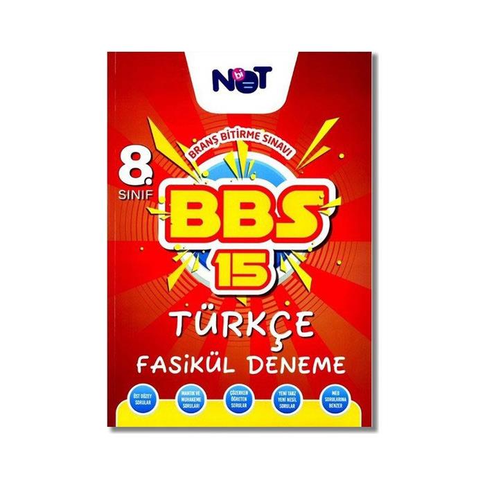 8 Sınıf Türkçe BBS 15 Fasikül Deneme Binot Yayınları