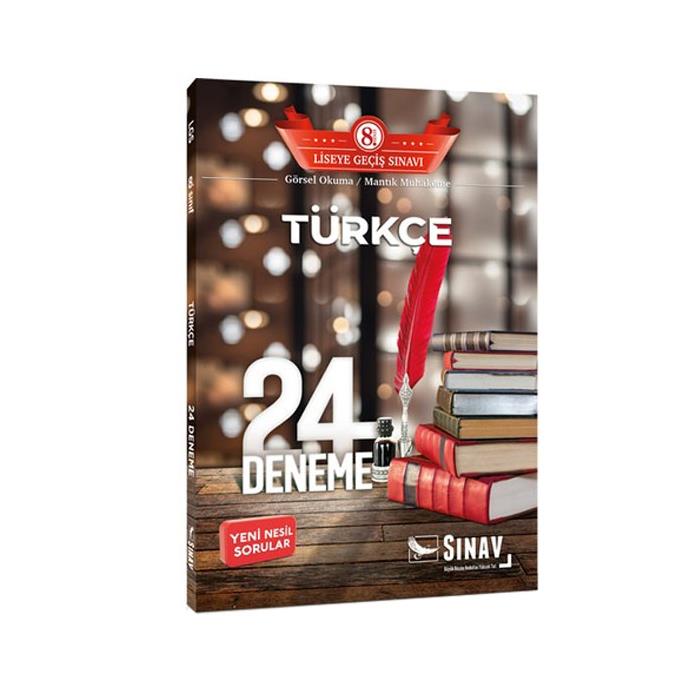 8 Sınıf LGS Türkçe 24 Deneme Sınav Yayınları