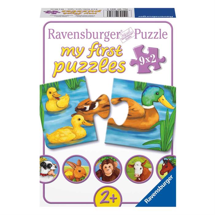 Ravensburger Puzzle 9x2 Parça Hayvanlar 073313