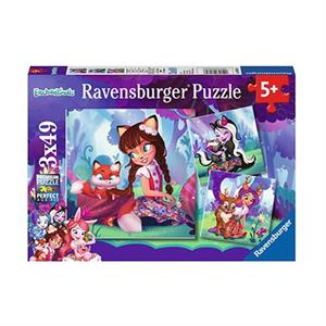Ravensburger 3x49 Parça Puzzle WD Enchantimals 080618