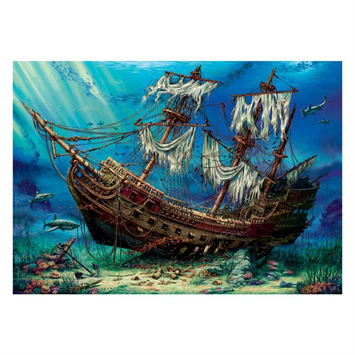 Anatolian Puzzle 1500 Parça Batık Gemi 4558