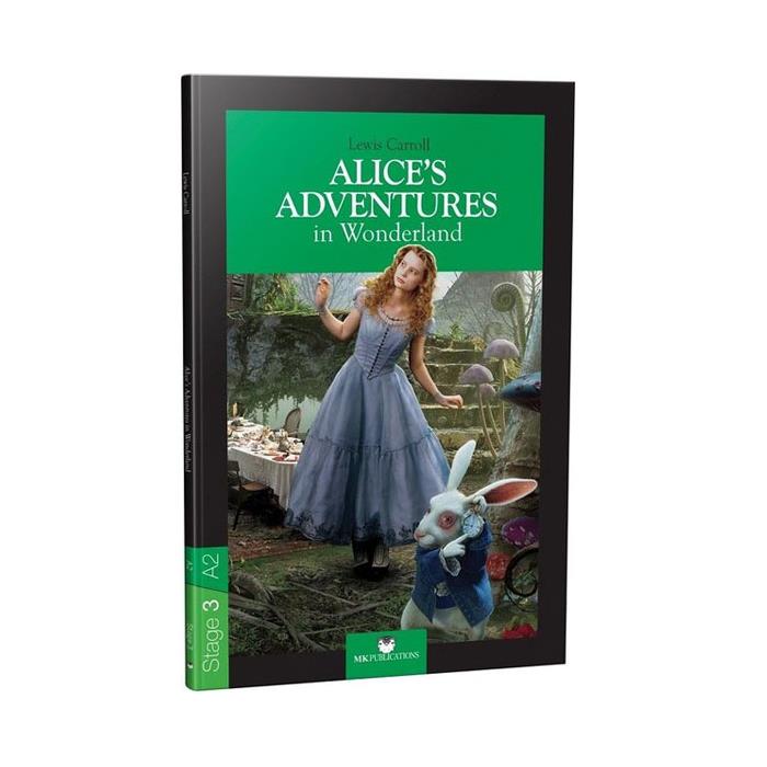 Stage 3 Alices Adventures In Wonderland İngilizce Hikaye Lewis Carroll MK Publications