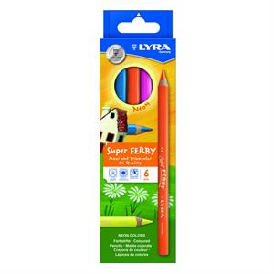 Lyra Super Ferby Kuru Boya Neon Askılı Paket 6' lı L3721063