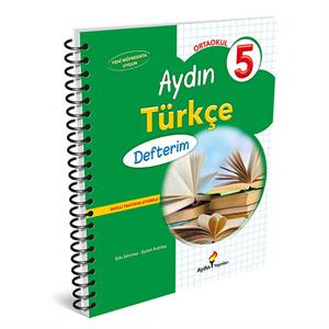 Ortaokul 5 Aydın Türkçe Defterim / Aydın Yayınları