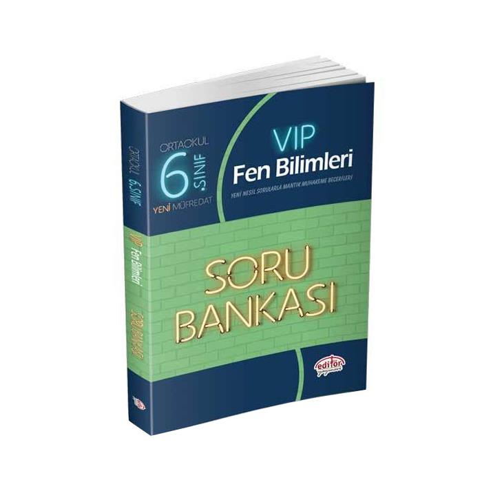 6 Sınıf VIP Fen Bilimleri Soru Bankası Editör Yayınları
