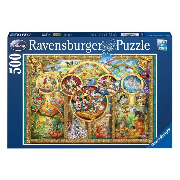 Ravensburger 500 Parça Puzzle WD Family 141838