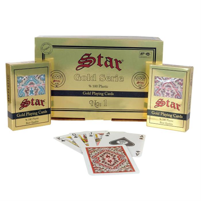 Star Gold %100 Plastik Oyun Kağıdı No:1 1030608