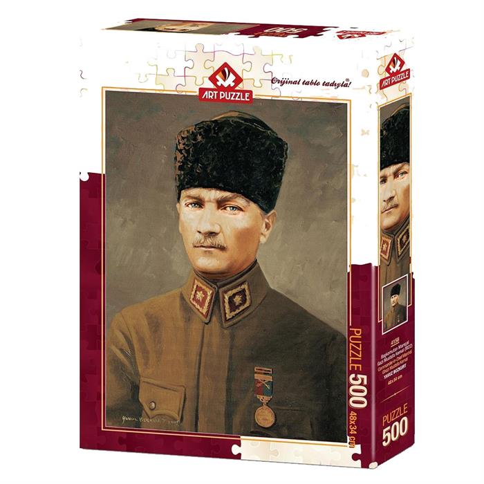 Art Puzzle 500 Parça Başkomutan Mustafa Kemal 4158
