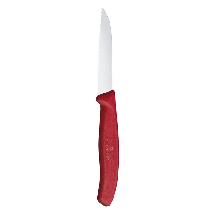 Victorinox SwissClassic 8cm Soyma Bıçağı Kırmızı 6.7431