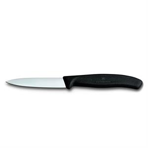 Victorinox SwissClassic 8cm Soyma Bıçağı Siyah 6.7603