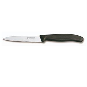 Victorinox SwissClassic 10cm Soyma Bıçağı Siyah 6.7733