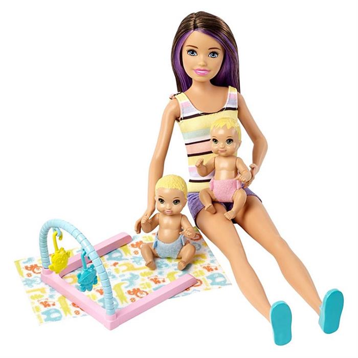 Barbie Bebek Bakıcısı Skipper Uyku Eğitiminde Oyun Seti GFL38