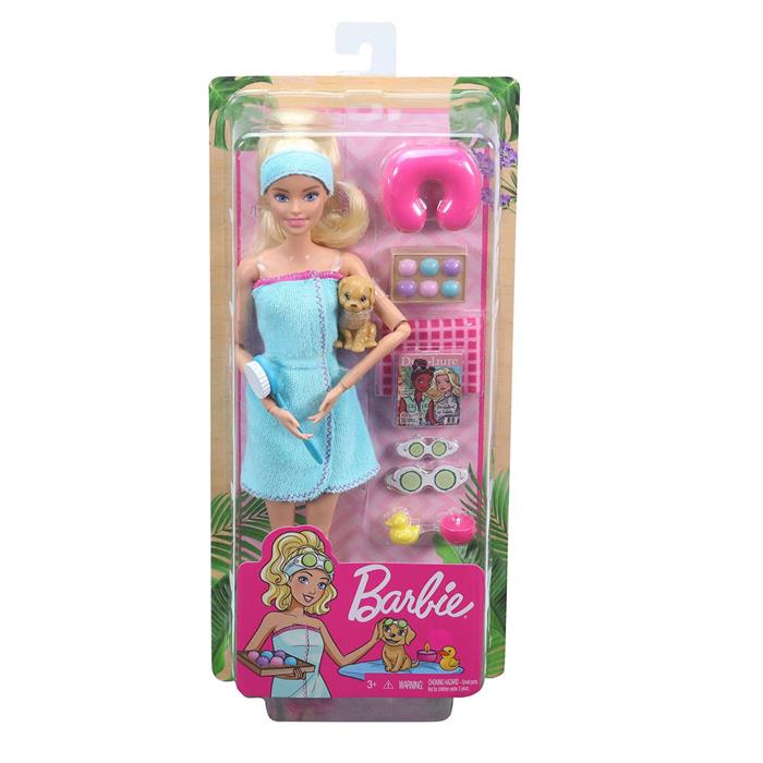 Barbie Wellness Barbienin Spa Günü Bebekleri GKH73-GJG55