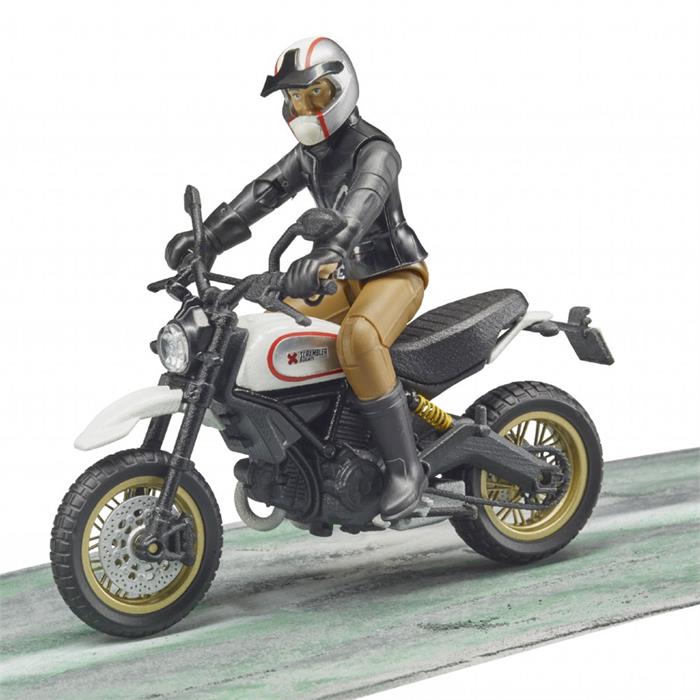 Bruder Ducati Desert Motorsiklet ve Sürücüsü BR63051