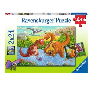 Ravensburger 2x24 Puzzle Dinozorlar RPK050307