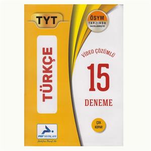 Tyt 15 li Türkçe Deneme Paraf Yayınları