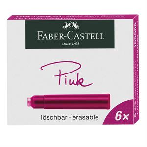 Faber Castell Dolma Kalem Kartuşu Pembe 6Lı 5050 185508