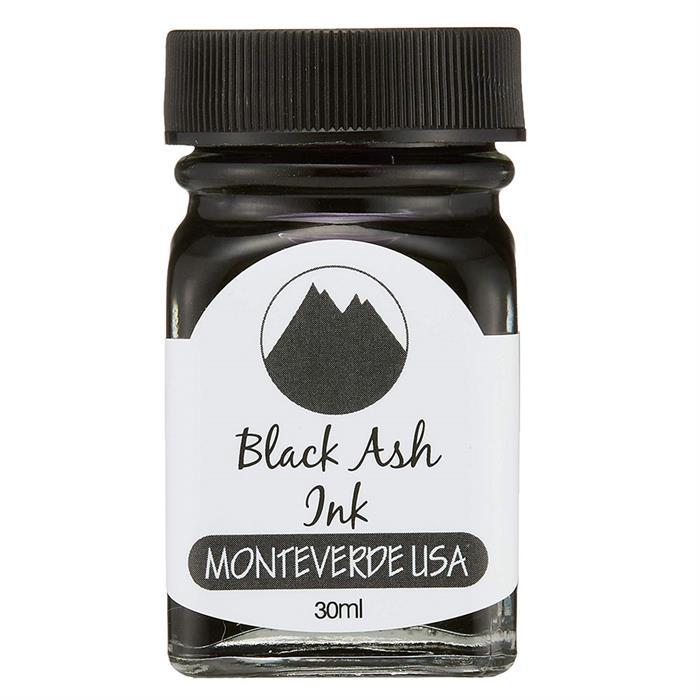 Monteverde Şişe Mürekkep 30ml Black Ash G309BA