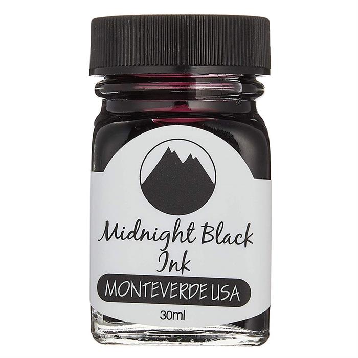 Monteverde Şişe Mürekkep 30ml Midnight Black G309MB
