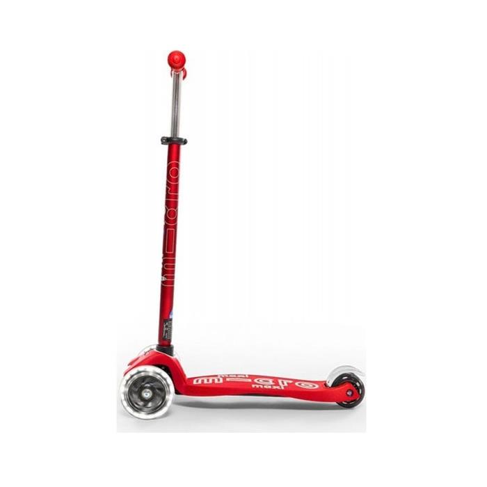 Micro Maxi Scooter Micro Deluxe Red Led MMD068