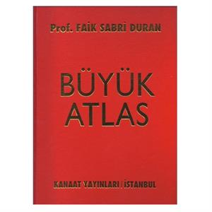 Büyük Atlas Prof Faik Sabri Duman Kanaat Yayınları