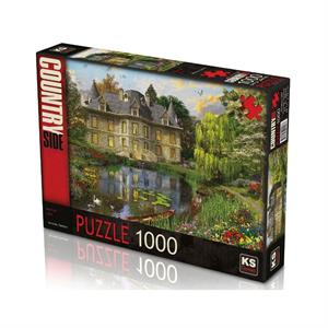 Ks Games Puzzle 1000 Parça Mansion Lake 20543
