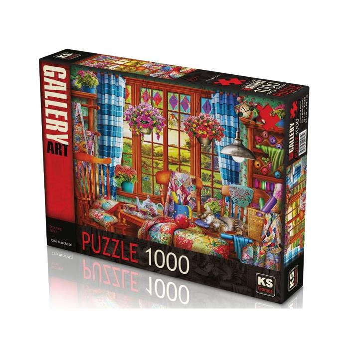 Ks Games Puzzle 1000 Parça Stitching Room 20565