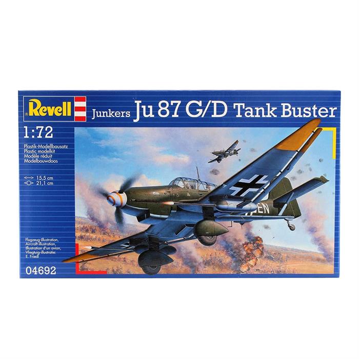 Revell Maket Seti 1:72 Junkers JU87GD Tank Buster 4692