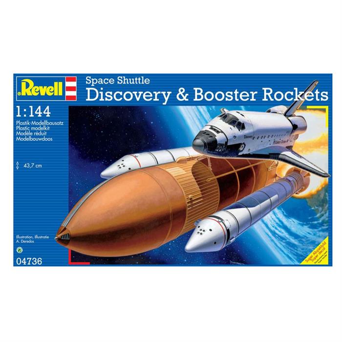Revell Maket Seti Space Shuttle Discovery-Booster Rockets 4736