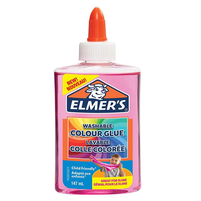 Elmers Şeffaf Renkli Yapıştırıcı Pembe 147 ml 2109496