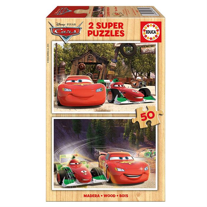 Educa Çocuk Puzzle 2x50 Parça Cars 16372