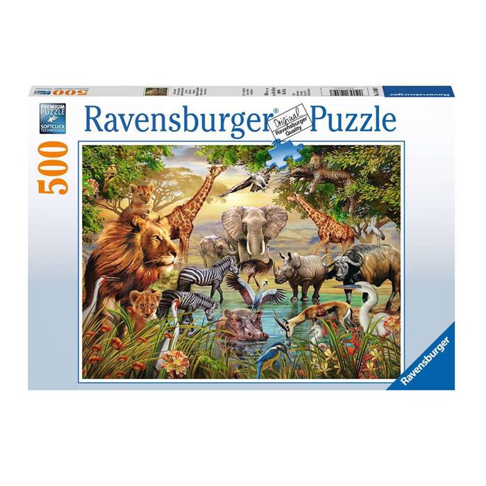 Ravensburger 500 Parça Puzzle Wateringhole 148097
