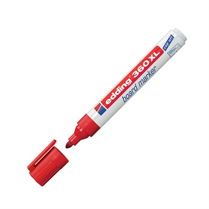 Edding E-360XL Beyaz Yazı Tahtası Kalemi Kırmızı